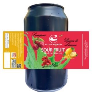 Hilltop Brewery Sour Fruit lamponi, buccia arancia, ibisco